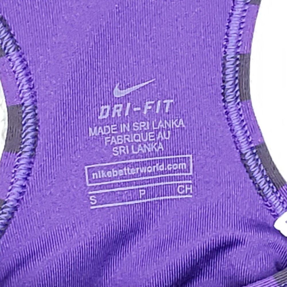 Nike Dri-fit sports bra striped size small - Picture 6 of 7